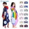 Cartoon Child Kid Hooded Cloak Infant Bathrob Baby Bath Towel Robe Cotton Boy Girl Beach Robe Dinosaur Cape Newborn Wrap Blanket 1