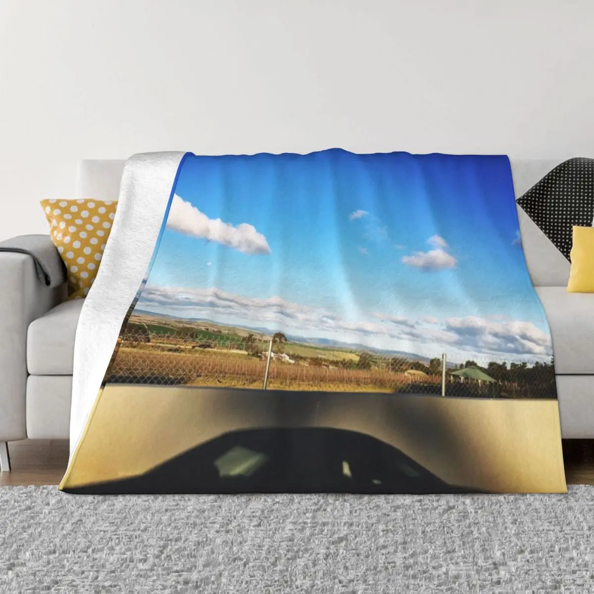 

Mount Panorama Bathurst NSW Australia Throw Blanket Retros Shaggy Weighted heavy to sleep Blankets