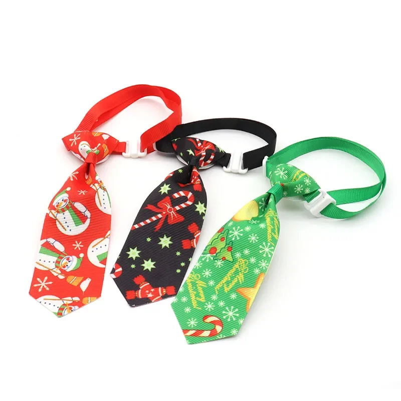 Pet Christmas Bow Tie Pet Supplies Cat and Dog Bow Tie Pets Accessories Collar for Dogs Dog Supplies for Small Pet Bow Tie