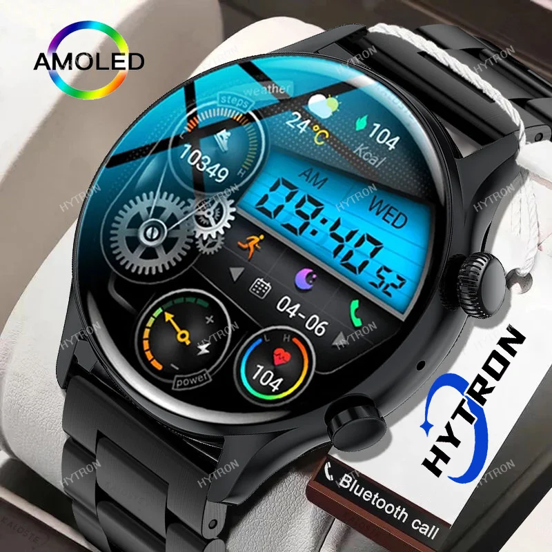 

2023 NFC Smart Watch Men 390*390 Screen Always Display The Time Bluetooth Call Local Music Men Smartwatch For Huawei Xiaomi+Box