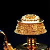 Tibetan Buddhism Supplies Eight Auspicious Symbols High-End Gilt Alloy Biba Pot Water Filter Bottle Holy Sacrificial Vessel 5