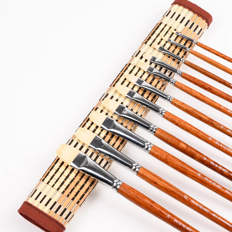 Interlocked Bristle Flat Brush