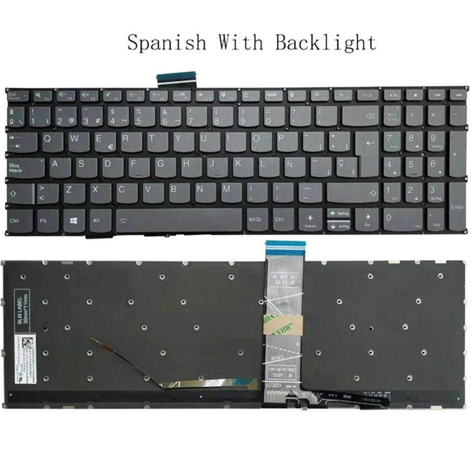 US Spanish PT-BR Keyboard For Lenovo IdeaPad 5-15IIL05 15ARE05 5 15ITL05 15ALC05 82LN 81YQ 82FG, Brazil SP LA Laptop Keyboards