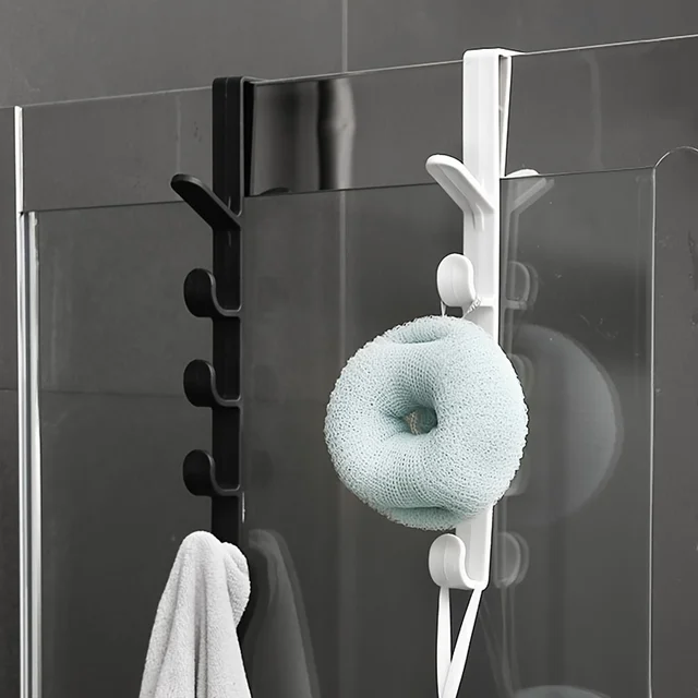 1/3 pièces sur les crochets de porte pour accrocher porte-serviettes porte-manteau sac à main organisateur pour crochets de placard le crochet de cintre de porte 3