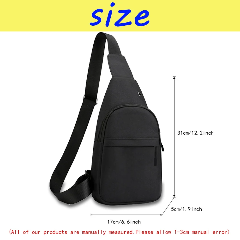 OSOCE Schoudertas voor heren, boodschappentas, reizen, zakelijk, waterdicht, crossbody-pakket, borsttas, tas, tas, tas, zijtelefoontas, casual handtas met verstelbare riem voor mannen, dagelijks