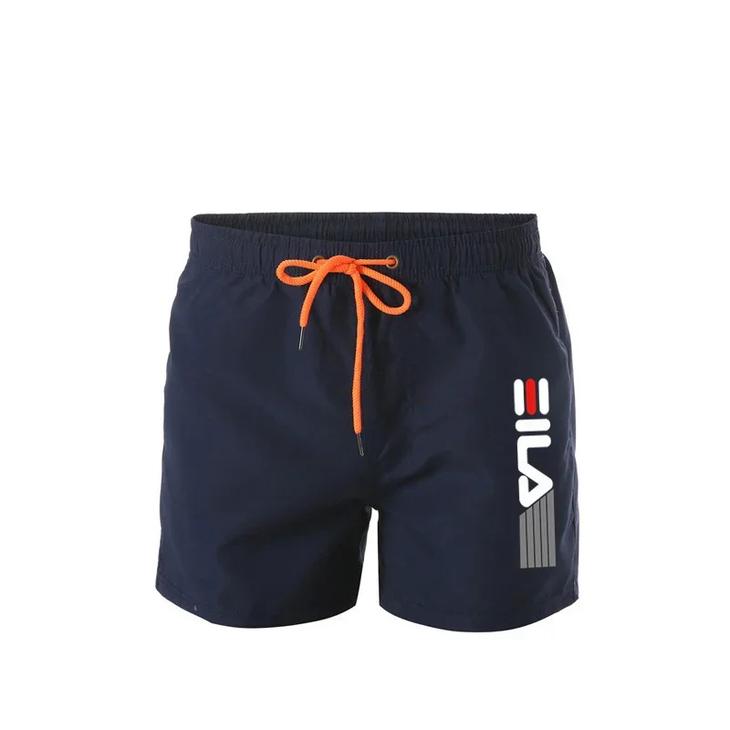 

2024 Hot selling fashion summer men's swimming shorts brand Beach sexy swimming trunks Low waist breathable beach surfing