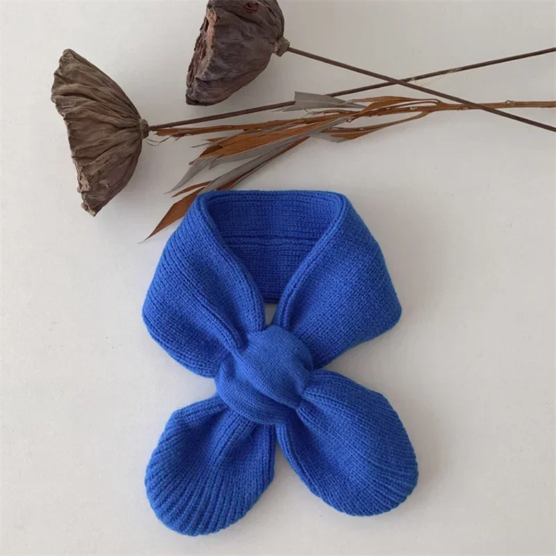 Baby scarf wool scarf kids scarf winter warm soft children knitted baby bib infant toddler neck warm fashion solid color girl boy scarves