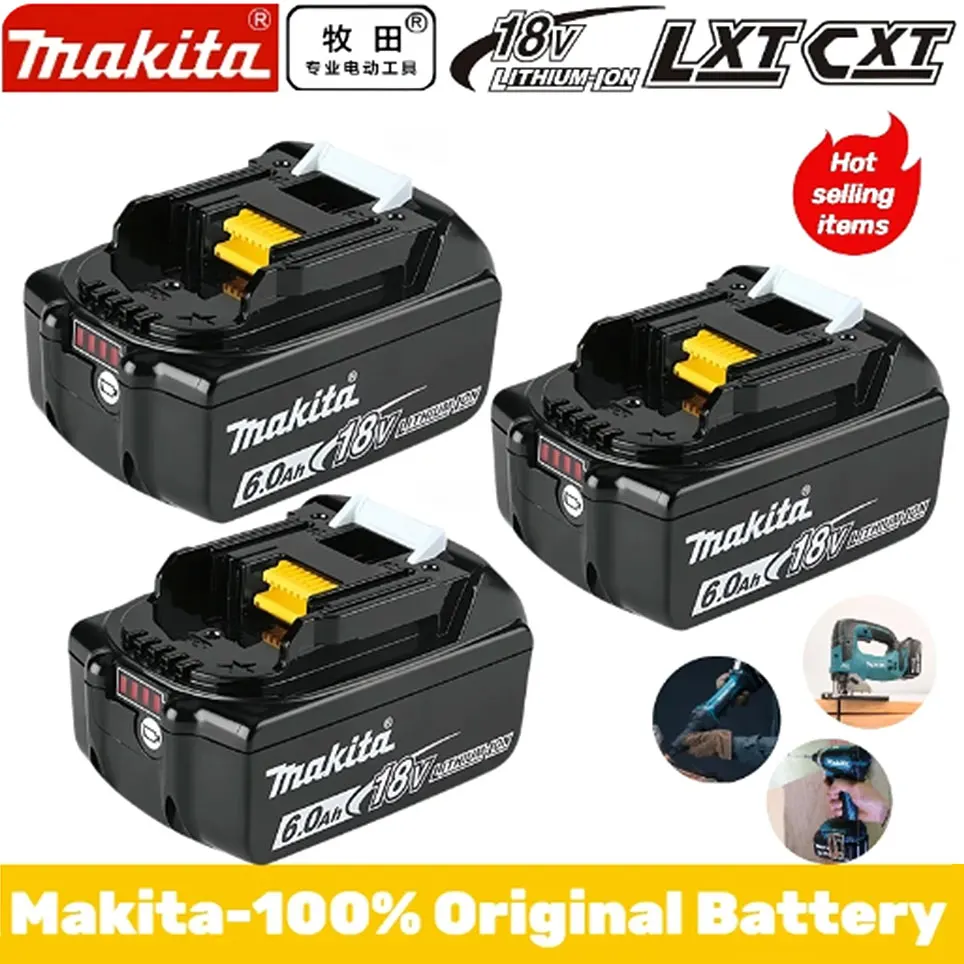 

Genuine makita Battery BL1850B BL1860 BL1850 BL1840 BL1830 screwdriver battery & charger 18v Replacement Power Tool Batteries