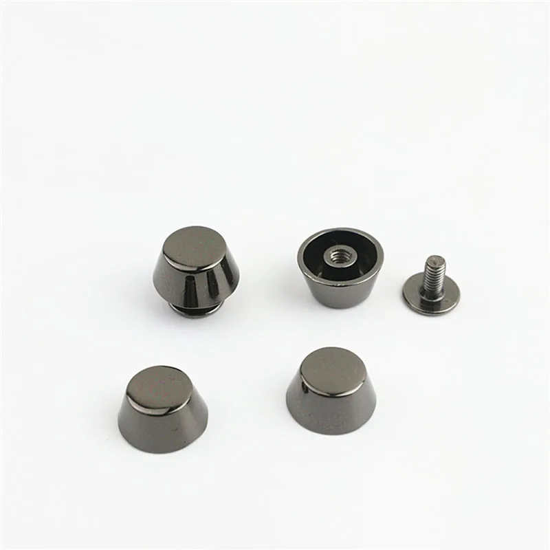 Rose Gold Metal Leather Bag Protective Studs and Rivets - 20 Set Collection