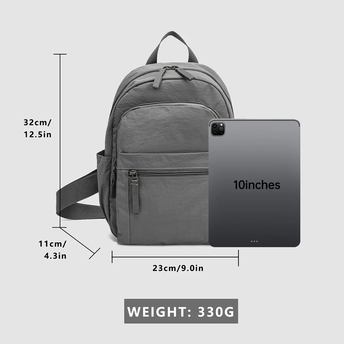 French Fresh Mommy Normcore Travel Backpack New Niche High-End Lightweight Commuter Fashion Burden-Reducing Backpack