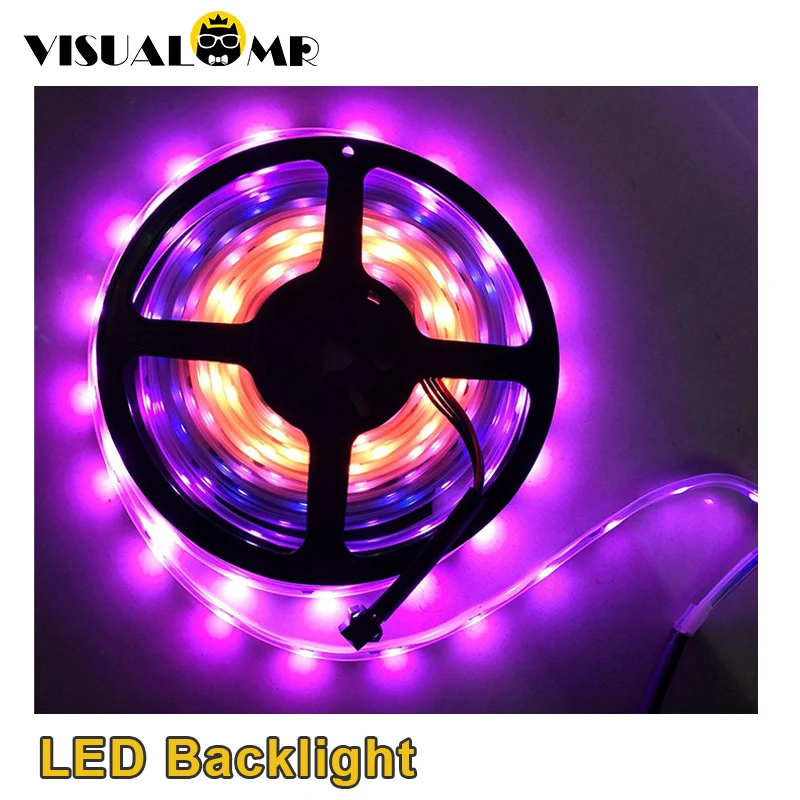 LED Backlight for Fixed Frame Projector Screen RGB Light Strip Multi Color Remote Control AI Change Easy Install Home Decoration led backlight for fixed frame projector screen rgb light strip multi color remote control ai change easy install home decoration