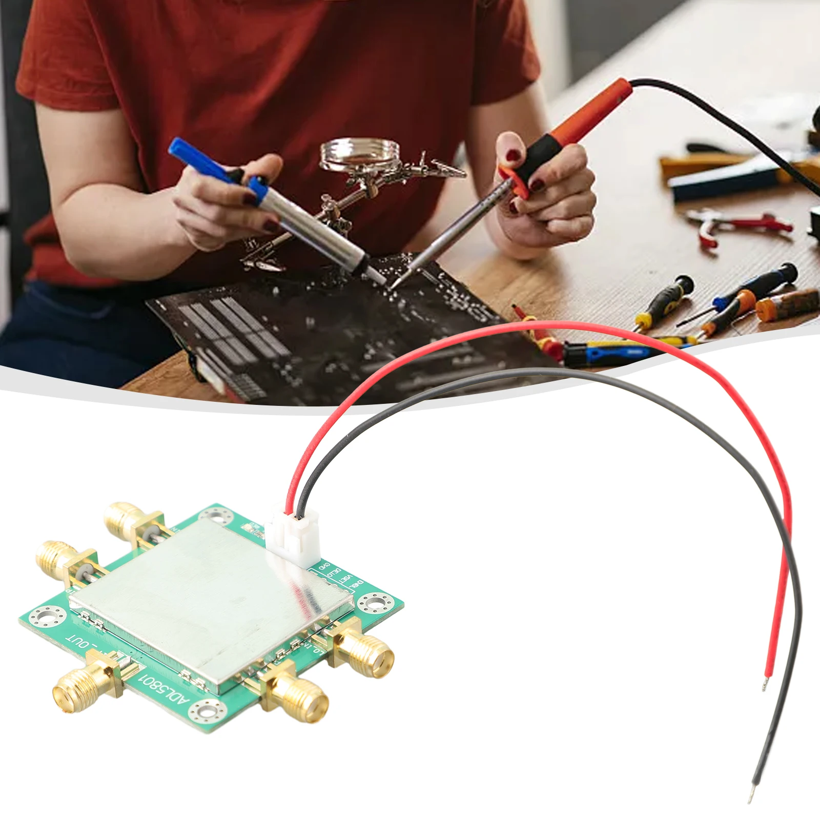 

Durable RF Mixer Cable RF Input IP3: 28.5 DBm Input P1dB: 13.3 DBm 10 MHz To 6 GHz 10Mhz-6Ghz MIX 5 V At 130 MA