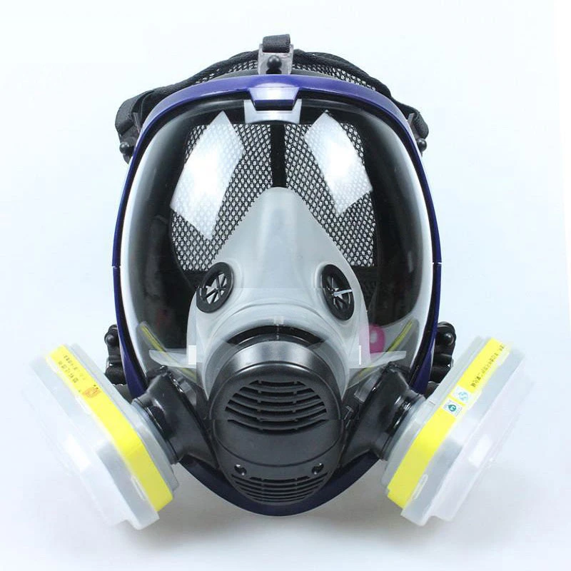 Chemical Mask 6800 7 in 1 Gas Mask Dustproof Respirator Paint Pesticide Spray Silicone Full Face Filters For Laboratory Welding dust mask,gas mask,dustproof respirator,face respirator,gas respirator,half face respirator mask
