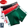 LANGSHA 3Pcs/Set Pure Cotton Boxer Mens Underwear Breathable Men Underpants Male Pure Men Panties Shorts Soft Boxer Shorts 1