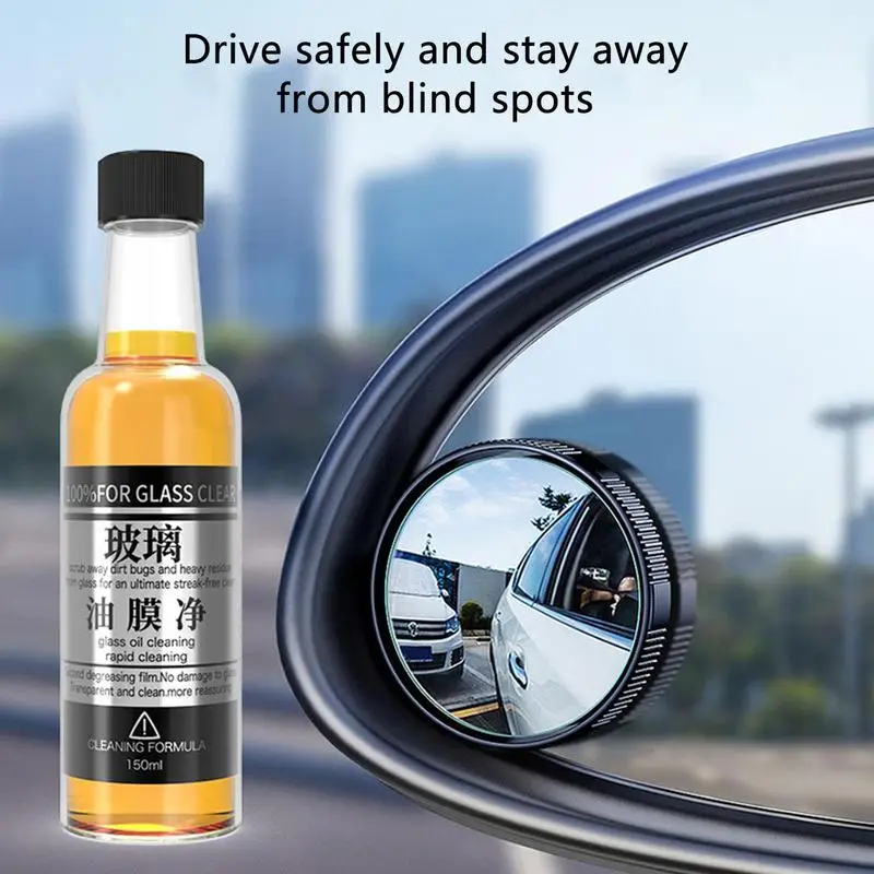 

Car Glass Cleaners 150ML Car Glass Cleaner Convenient And Multifunctional Glass Care Products For Cosmetic Mirror Windshield