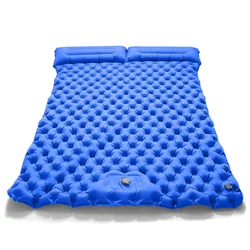 Outdoor Camping Extra-Wide Ultralight Inflatable Sleeping Mattress (Royal blue)
