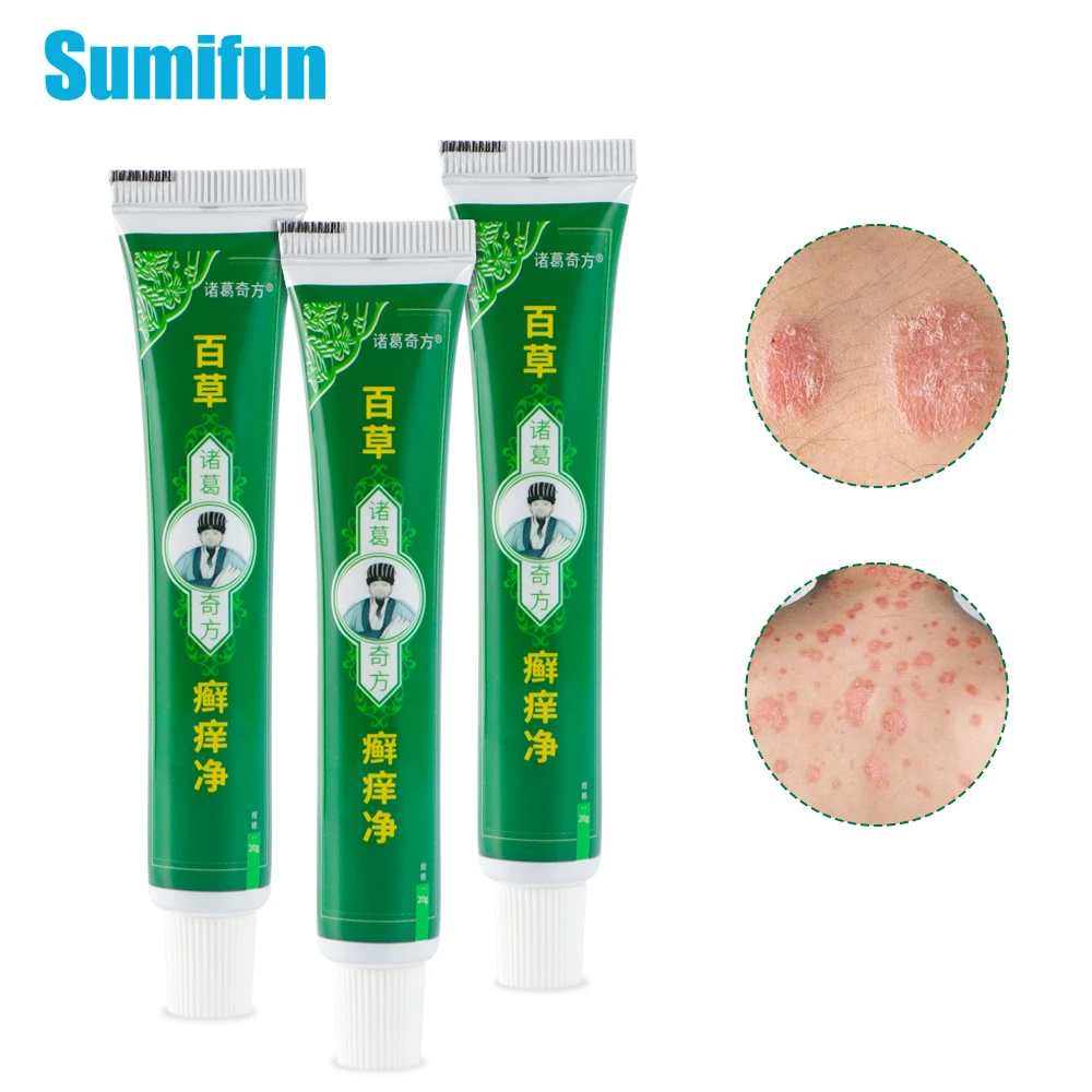 

20g Anti-itch Antibacterial Cream Psoriasis Dermatitis Eczema Urticaria Pruritus Ointment Skin Itching Relief Health Care