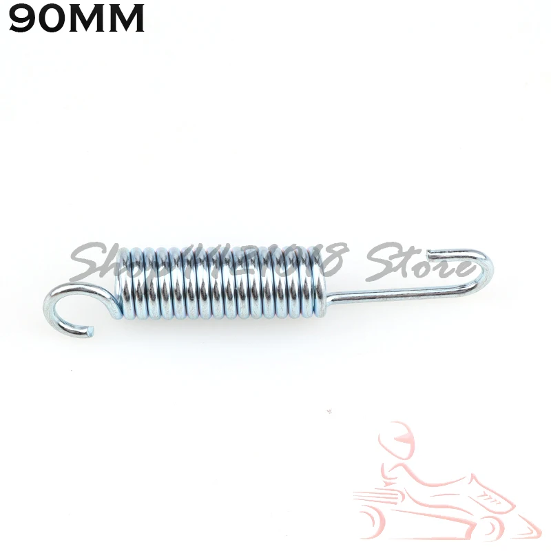 Kickstand Spring 75mm 90mm 100mm 110mm 125mm For CRF50 TTR Lifan YX Zongshen SSR Dirt Pit Bike HONDA KAWASAKI SUZUKI SURRRON motorcycle accessories
