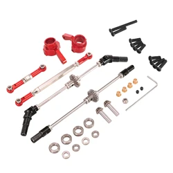 Enhanced Metal Gear Axle Assembly for Remote Control Car Upgrade Accessories (Front and rear sets)
