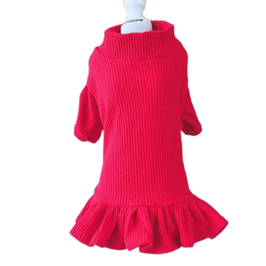 Dog Cat Dress Shirt Cotton Pet Puppy T-shirt Bottoming shirt Clothes 5 Sizes 6 Colours