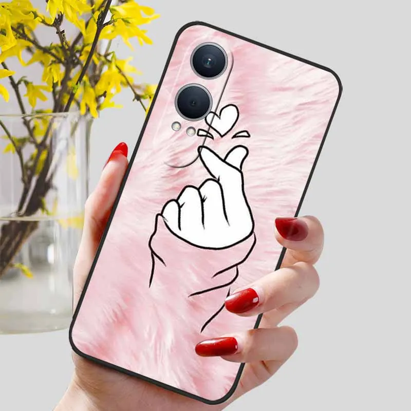 Luxury TPU Soft Silicon Shockproof Phone Case with Cute Cat Design