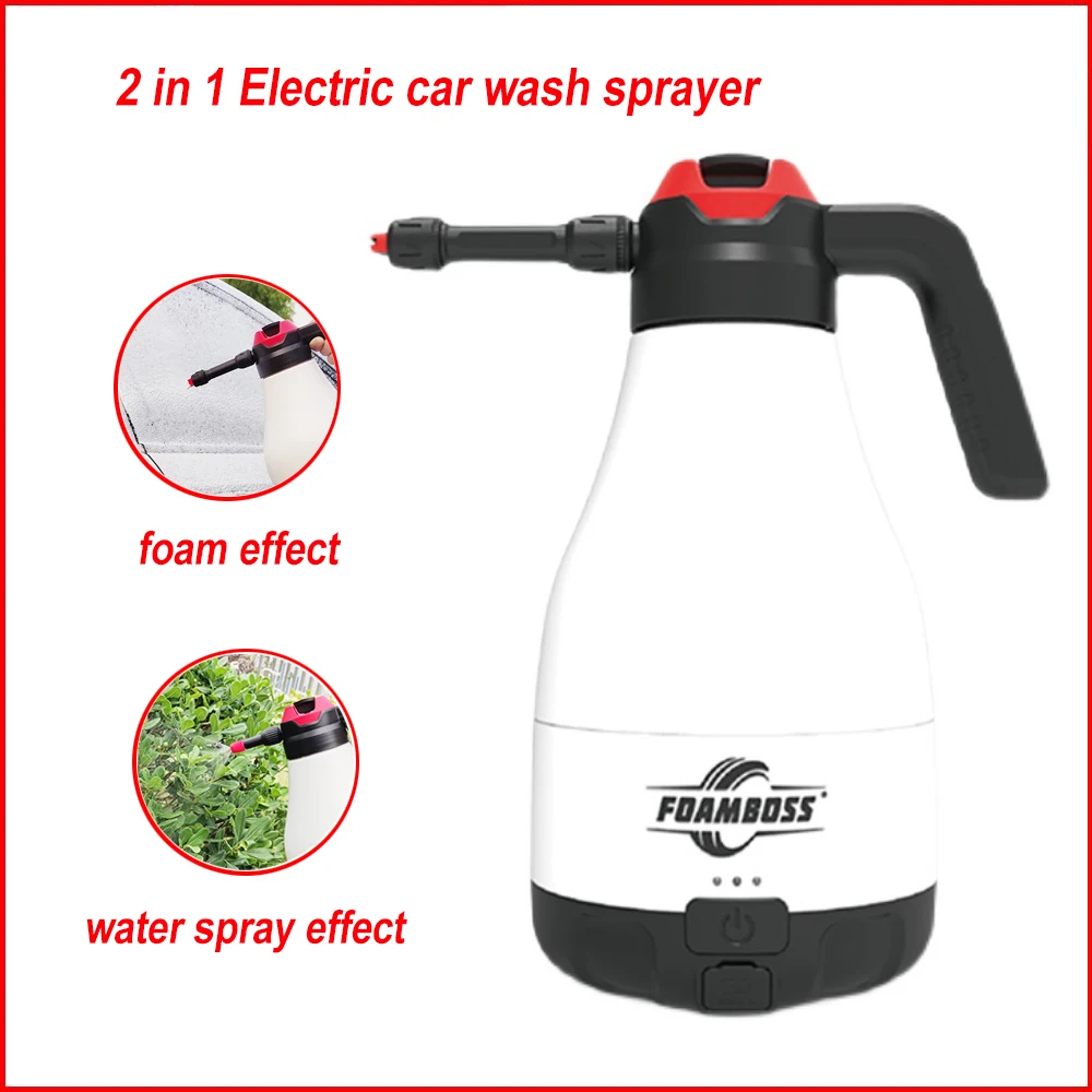 18LElectricFoamSprayerCarWashEndurance60minFoamLance2500mAh