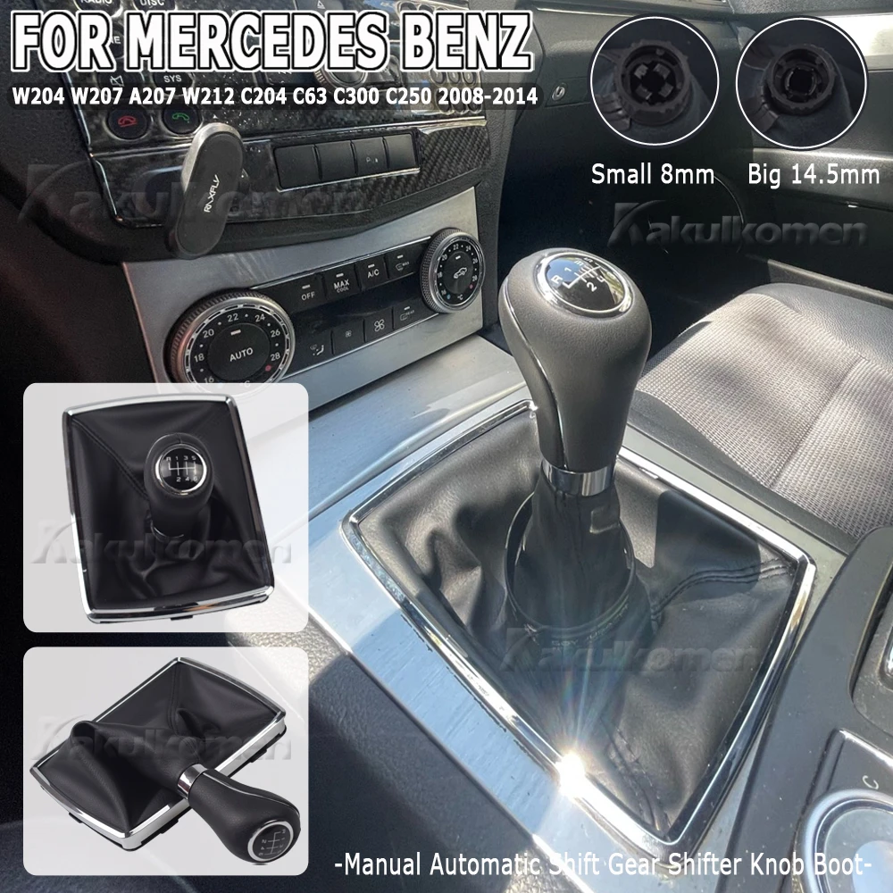 Manual Shift Gear Shifter Knob For Mercedes Benz W204 W207 A207 W212