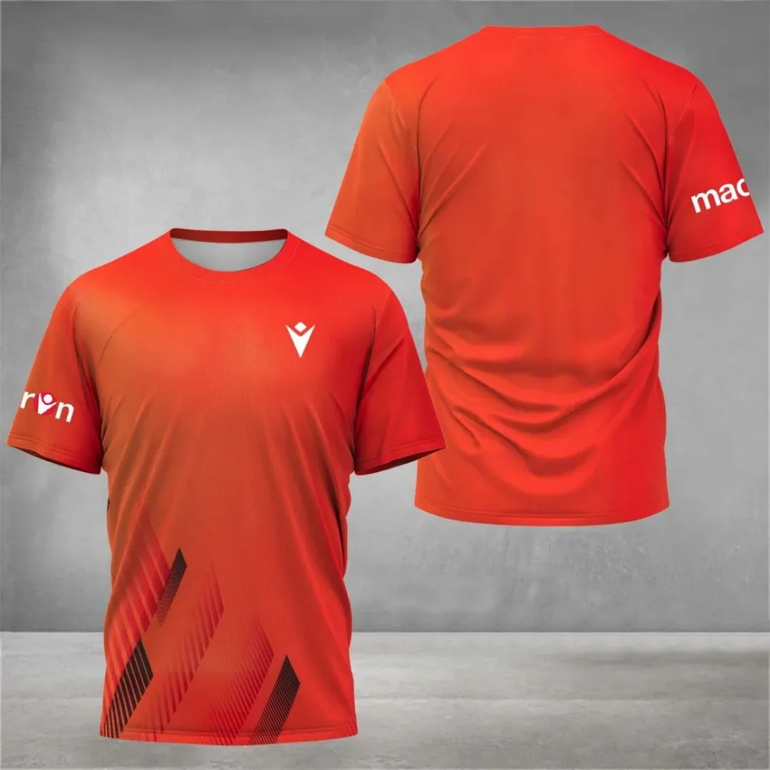 تي شيرت رياضي جديد لصيف 2025، مريح وقابل للتنفس وسريع الجفاف، قميص تنس برقبة مستديرة وأكمام قصيرة، تي شيرت رجالي جديد للصيف، كاجوال