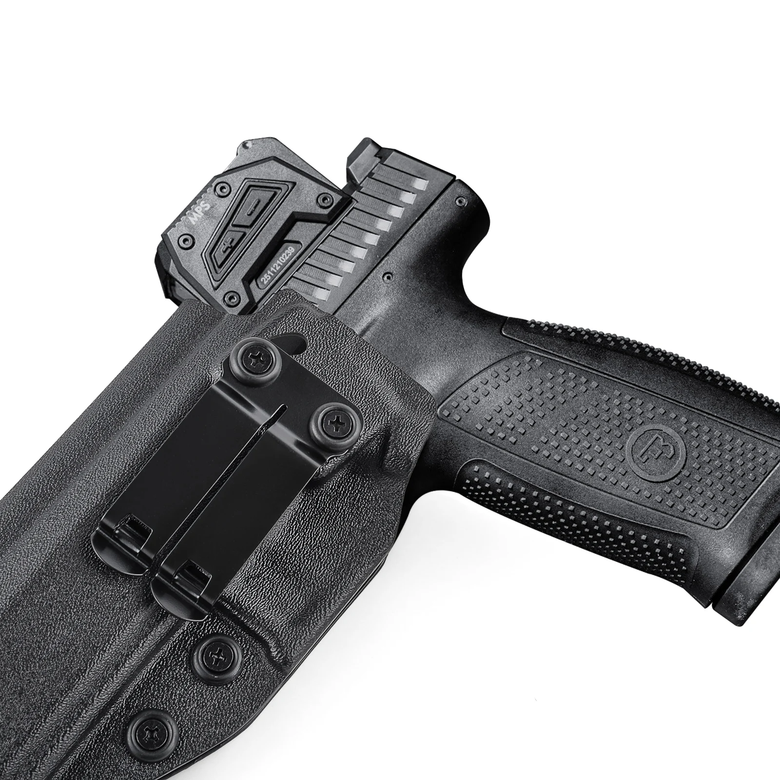 IWB Kydex Holster for CZ P10 S C F SC P10S P10C P10F P10SC Red Dot Optics Cut Appendix Inside The Waistband Concealed Carry 4