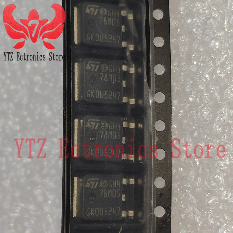 10PCS Regolatore Di Tensione 7808 TO252 - L78M08CDT SMD Per Circuiti Elettronici - Foto 9