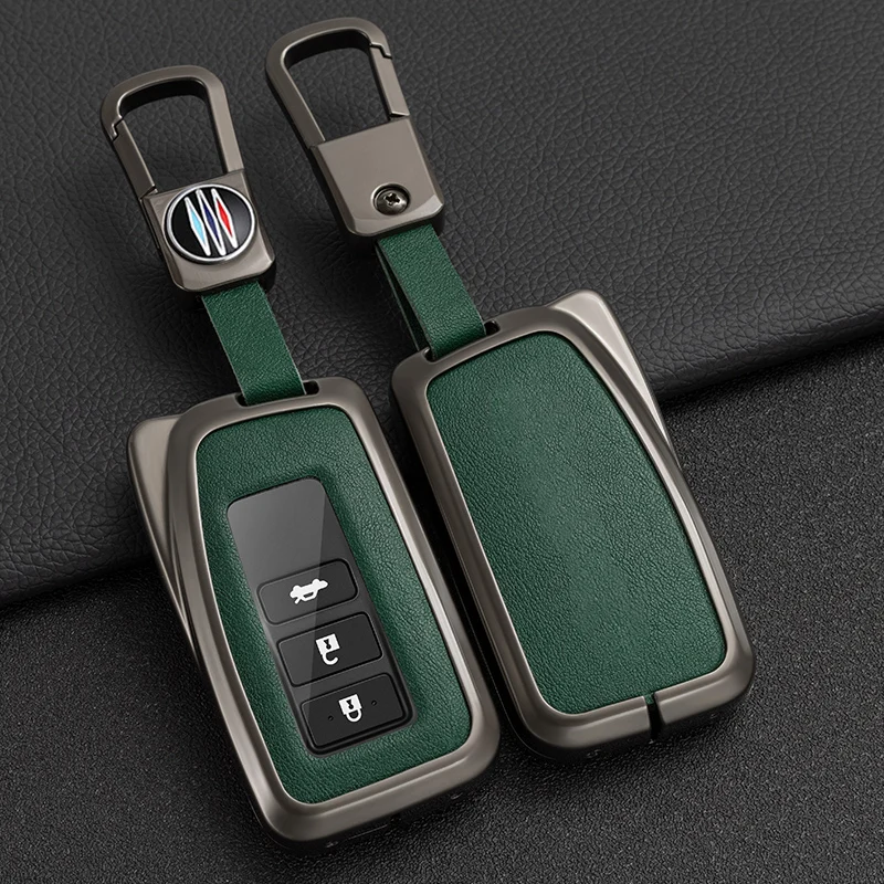 Premium Car Key Cover Case with Keychain and Keyring Accessories