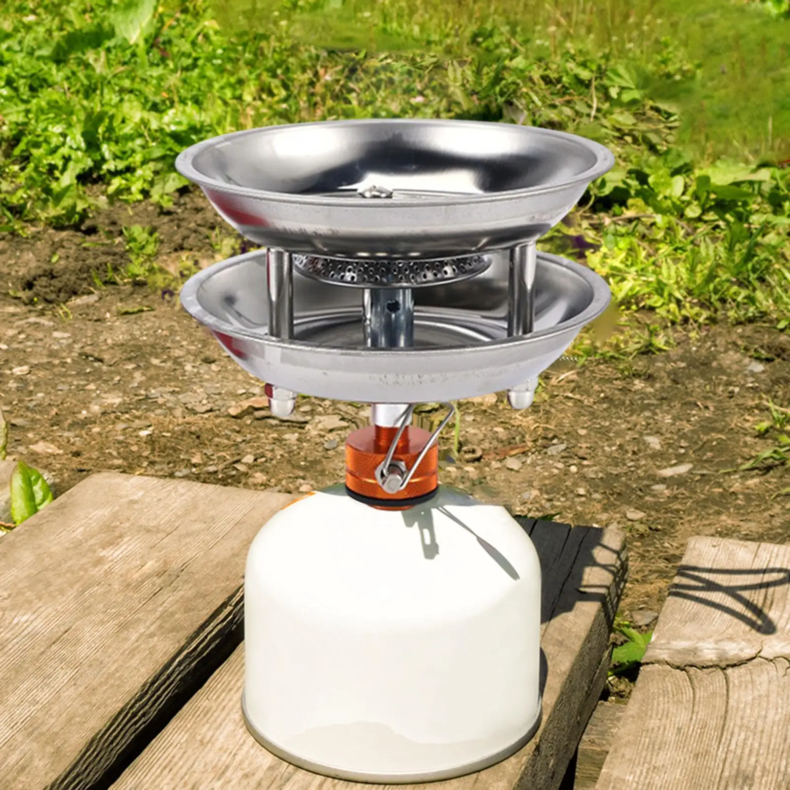 Charcoal Burner Lightweight Camp Furnace for Backpacking Hiking Picnic 2