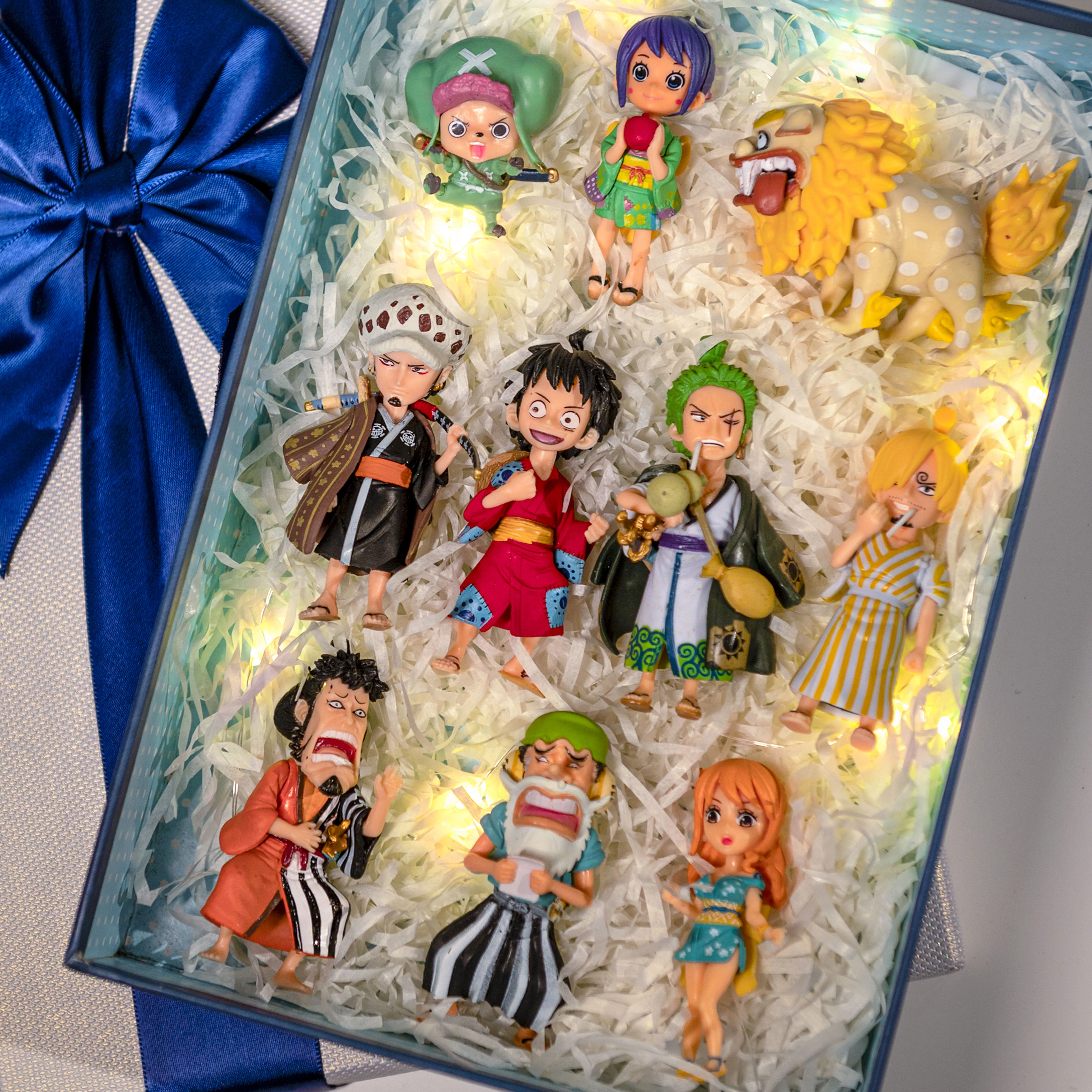 

Hot 10Pcs/set One Piece Anime Figure Luffy Sanji Nami Zoro Chopper Frank Robin PVC Action Figure Model Children Dolls Gift Toys