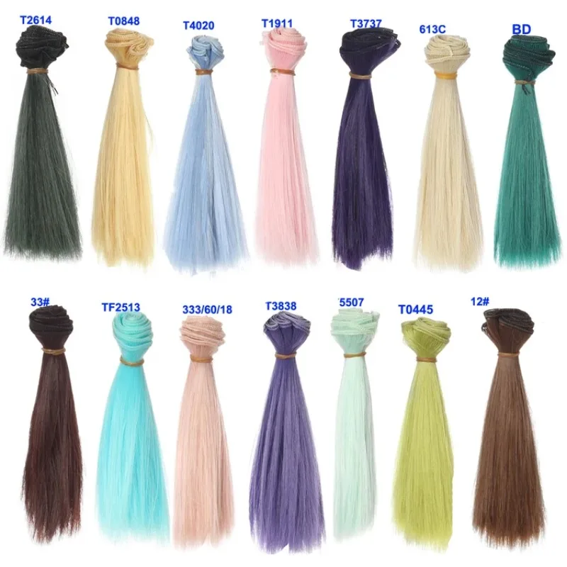 15cm Thick Bjd Wigs Doll Hair for Barbie Doll for Monster High Blythe Wigs
