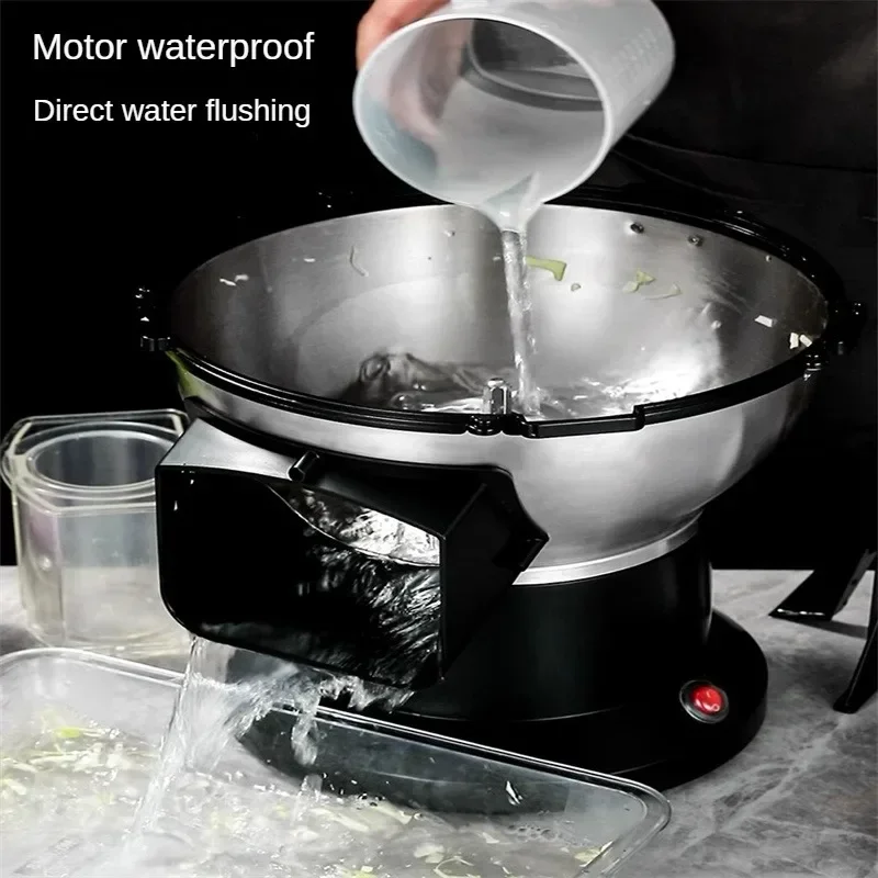 Electric Slicer Thickness Adjustable Restaurant Milk Tea Store Vegetable Cutter  Multi-function Commercial Dicing Machine 6