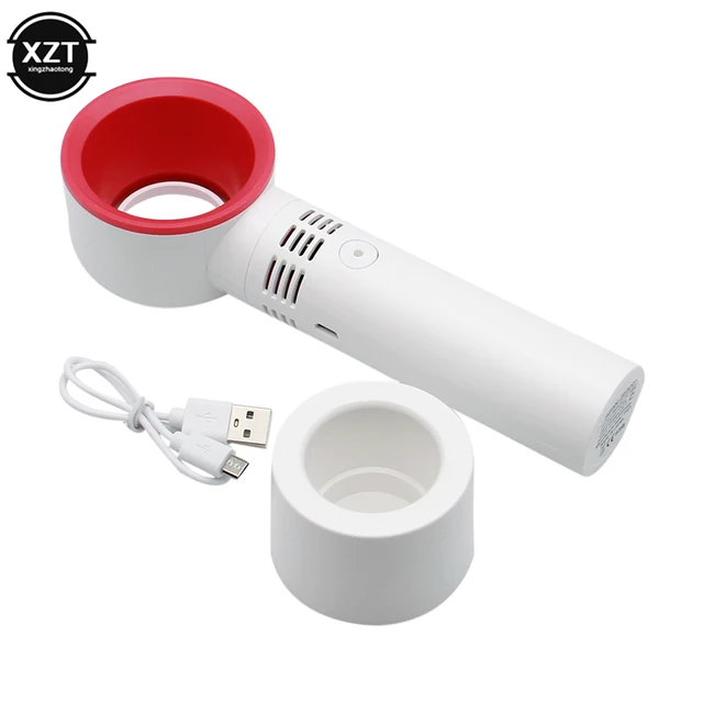 Új Nulla Alakú Hordozható Pengék Nélküli Ventilátor Kézi Usb Újratölthető Mini Hűvösebb Levél Hűtő Léghűtő Asztal - Image 5