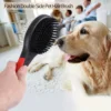1pc Dog Brush Pet Grooming Comb Double Sided Pin Cleans For Pets Shedding And Dirt Grooming Tool Cat Grooming Supplies 2