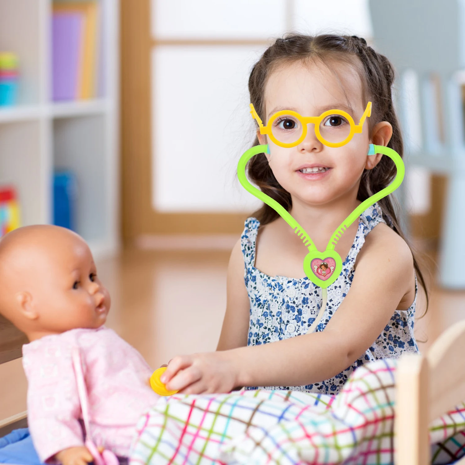 Children's playhouse doctor toy simulation syringe stethoscope simulation nurse simulation medical equipment, family toy 6