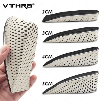 Half Shoes Insoles Heel Insert Sports Cushion Height Increase Memory Foam EVA Heel Lift 2/3/4/5CM Higher Invisible Increase Pad 1