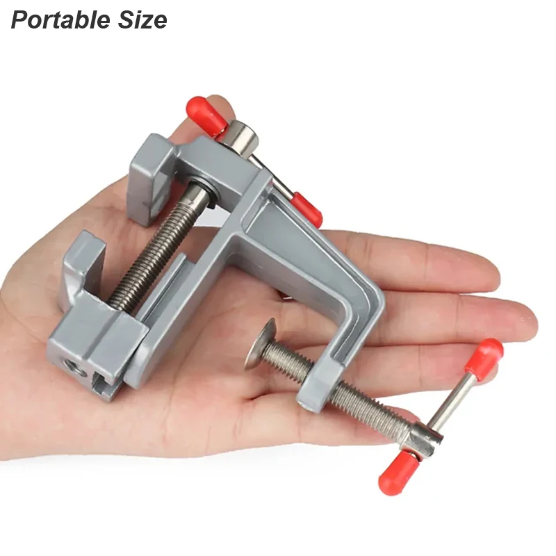 Miniatura Drill Press Vices Drill Press Vices Banchi Morsetto Alluminio Tavolo Piatto Vise Intaglio Letto Strumento
