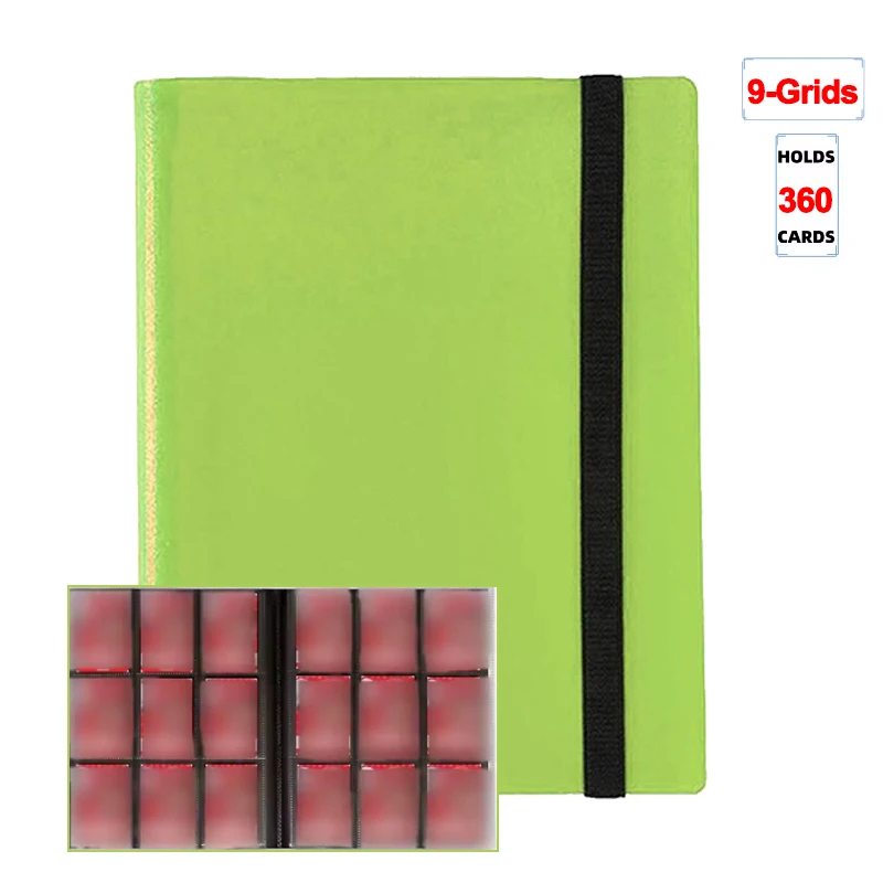 Premium Trading Card Binder - Durable Side-Loading PP Cover