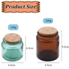 8PCS Mini Glass Bottles With Cork Stoppers 100/200ml Transparent Jars for Wedding Favors Crafts Home Decorations Party Favor 2