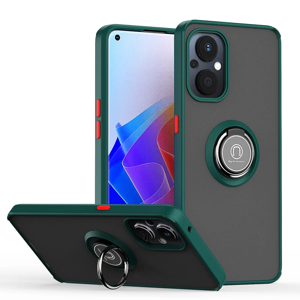 Shockproof Phone Case With Ring Stand For Oppo Reno7 Pro And A_voghion.com