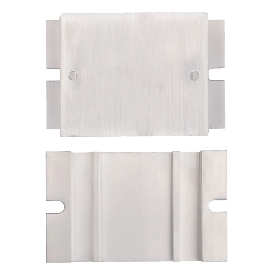 4 Dissipatori In Alluminio 40x25x10mm Con Nastro Termico – Per IC Chip E MOS, Oro!