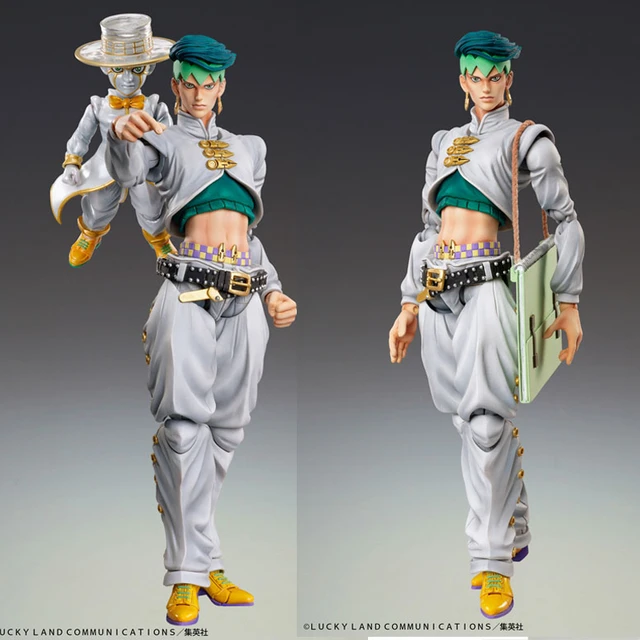 JoJo's Bizarre Adventure Heaven's Door Action Figures, Rohan Kishibe,  Medicos Originais, 16cm