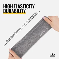 WRELS Sports Headbands Moisture Wicking Sweatbands for Running Breathable Headbands Elastic Non Slip Hairband for Women and Men - Image 4