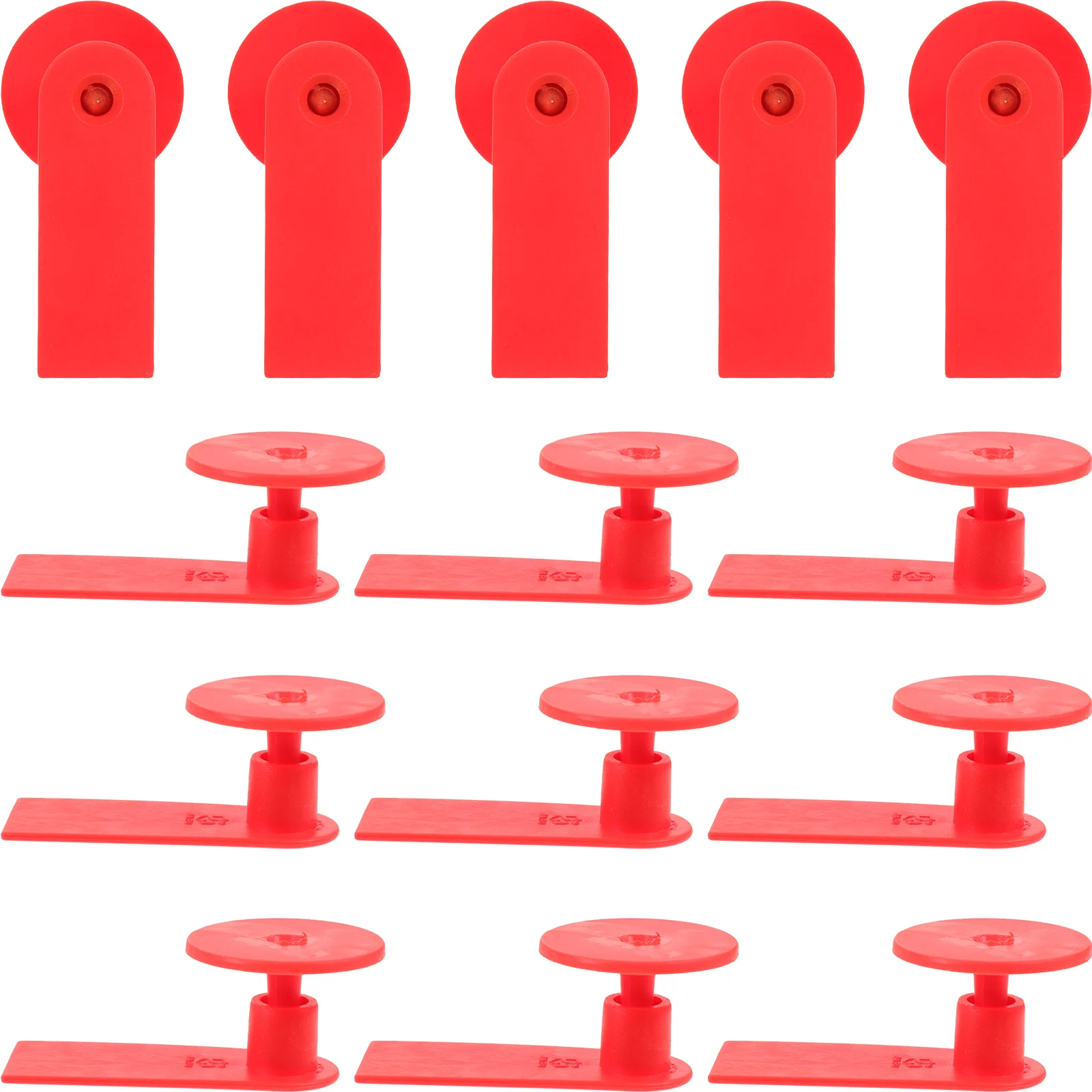 

100pcs Livestock Ear Tags Cattle Sheep Goats No Number Ear Tags Animal Ear Tags