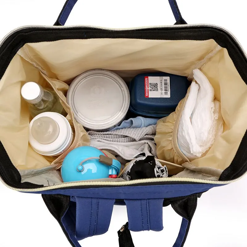 Windel tasche mumie rucksack große kapazität mom baby multifunktion wasserdichte outdoor-reise windel taschen für baby pflege