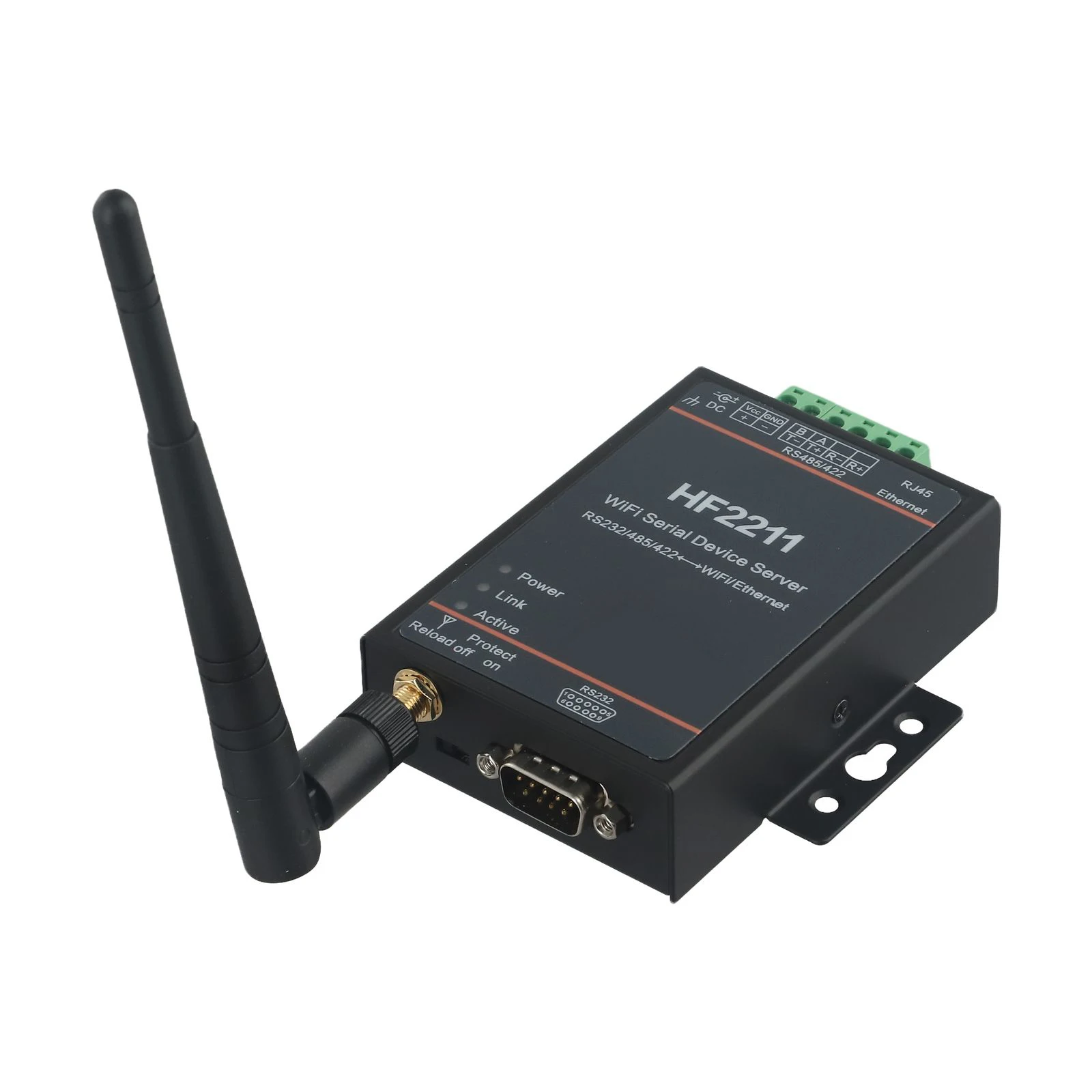 

Модульная антенна HF2211, последовательный преобразователь Modbus для модуля Wi-Fi/Ethernet RS232/RS485/RS422, 200 мА