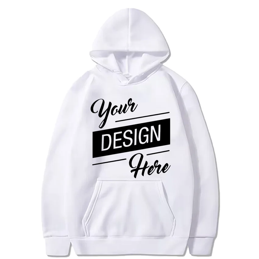 Your design here Pullover Men Women ' s hoodie vintage FASHION Fleece Hooded Sweatshirt with print Unisex Long sleeve streetwear